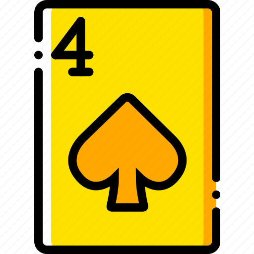 Card, casino, four, gamble, of, play, spades icon - Download on Iconfinder