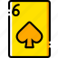 card, casino, gamble, of, play, six, spades 