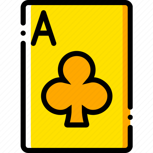 Ace, card, casino, clubs, gamble, of, play icon - Download on Iconfinder
