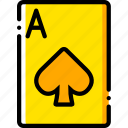 ace, card, casino, gamble, of, play, spades
