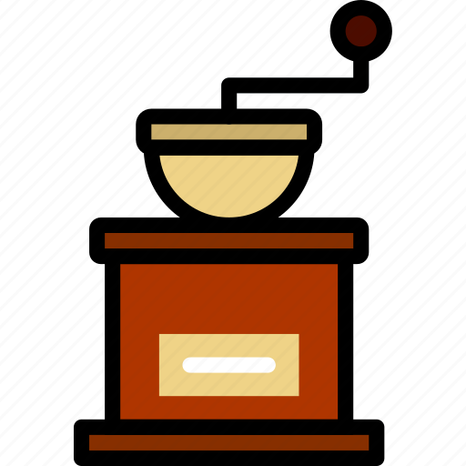 Cafe, caffeine, coffee, grinder, shop icon - Download on Iconfinder