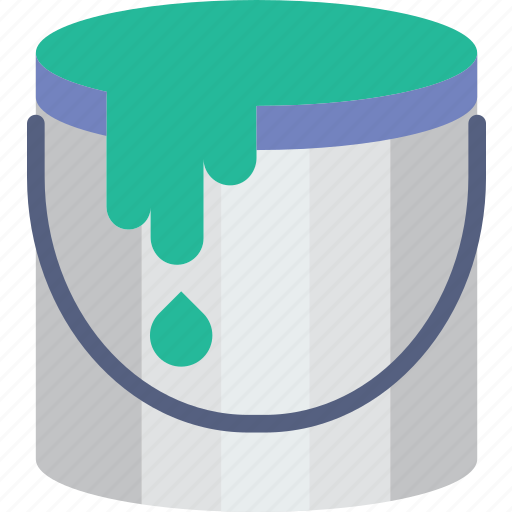 Bucket, color, design, graphic, tool icon - Download on Iconfinder