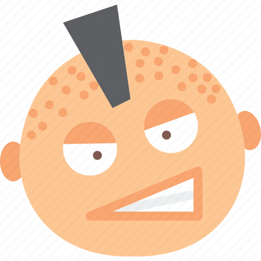 Emoji, emoticon, face, punkist icon - Download on Iconfinder