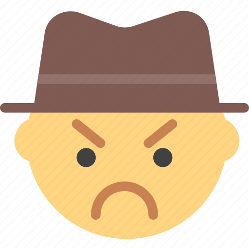 Emoji, emoticon, face, gangster icon - Download on Iconfinder