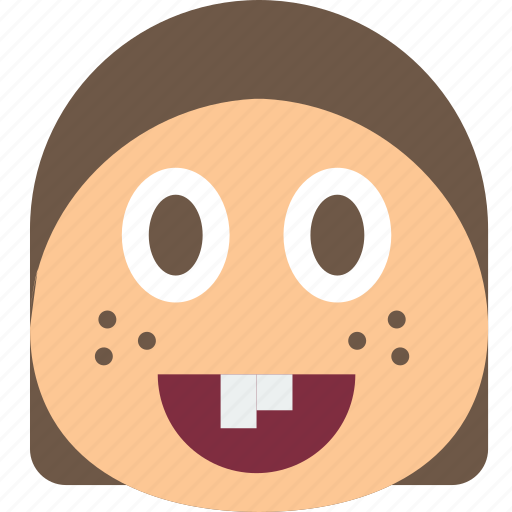 Emoji, emoticons, emotion, ginger, girl icon - Download on Iconfinder