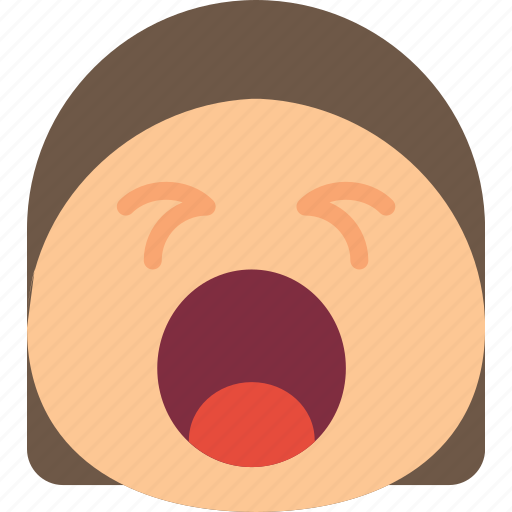 Emoji, emoticons, emotion, girl, screaming icon - Download on Iconfinder