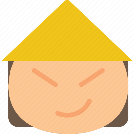 Asian, emoji, emoticons, emotion, girl icon - Download on Iconfinder