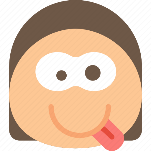 Childish, emoji, emoticons, emotion, girl icon - Download on Iconfinder