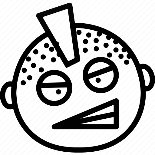 Emoji, emoticon, face, punk icon - Download on Iconfinder