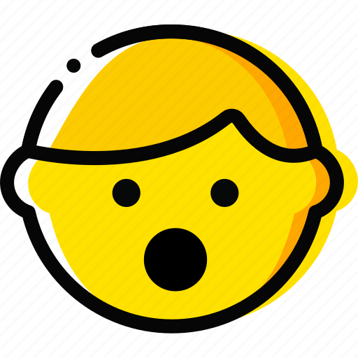 Emoji, emoticon, face, shocked icon - Download on Iconfinder