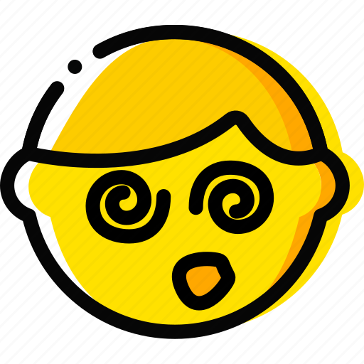 Dazed, emoji, emoticon, face icon - Download on Iconfinder