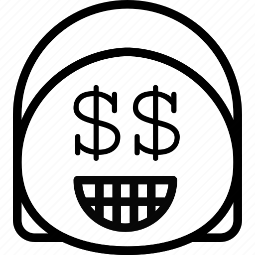 Emoji, emoticon, face, money icon - Download on Iconfinder