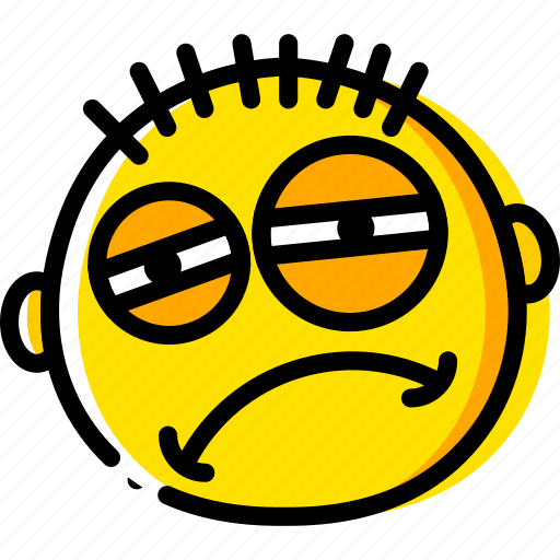 Emoji, emoticon, face, tired icon - Download on Iconfinder