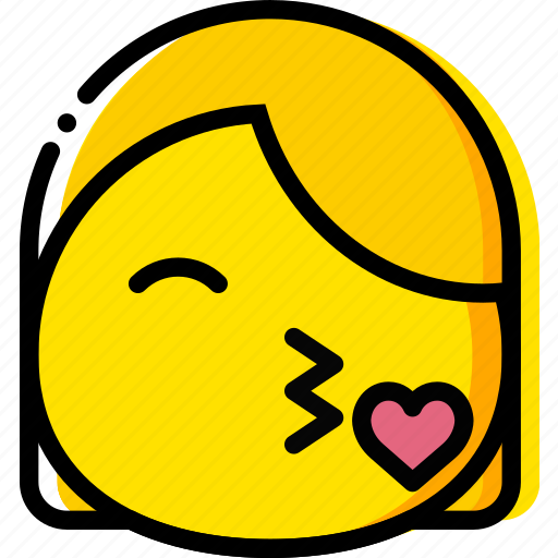 Emoji, emoticon, face, kissing icon - Download on Iconfinder