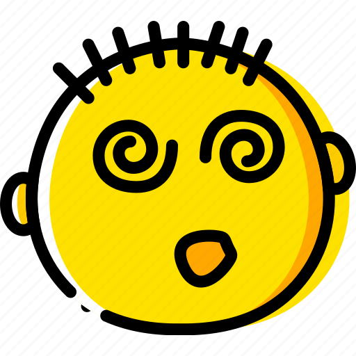 Dizzy, emoji, emoticon, face icon - Download on Iconfinder