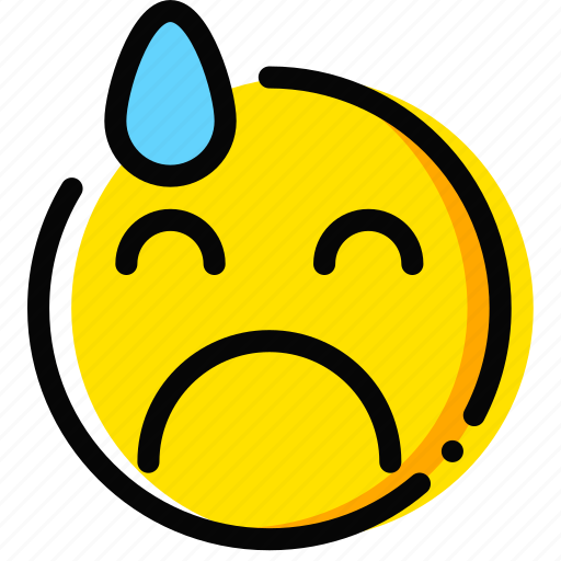 Emoji, emoticon, face, grieved icon - Download on Iconfinder
