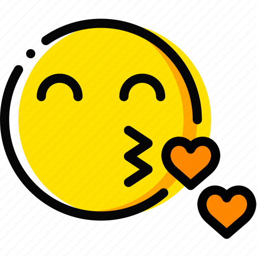 Emoji, emoticon, face, kiss, lovely icon - Download on Iconfinder