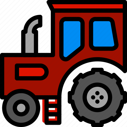 Agriculture, farming, garden, nature, tractor icon - Download on Iconfinder