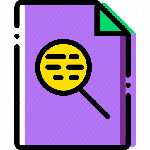 Extentions, file, search, types icon - Download on Iconfinder