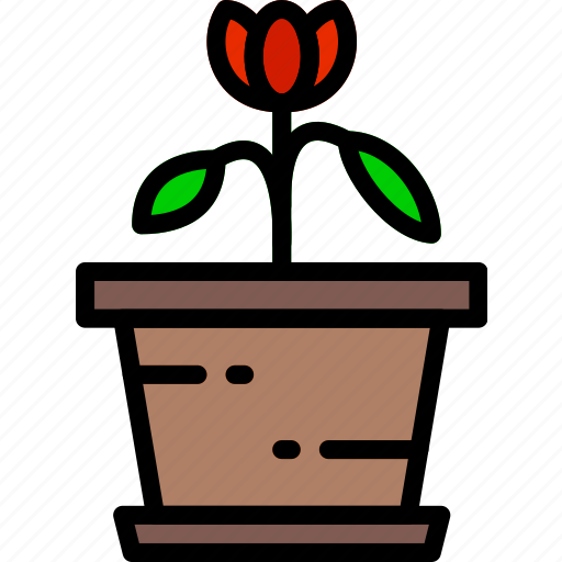 Flower, garden, plant, soil, tulip icon - Download on Iconfinder