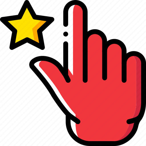 Favorite, finger, gesture, hand, interaction icon - Download on Iconfinder