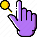 finger, gesture, hand, interaction, search