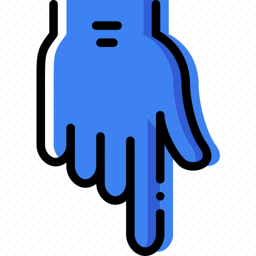 Down, finger, gesture, hand, interaction, show icon - Download on Iconfinder