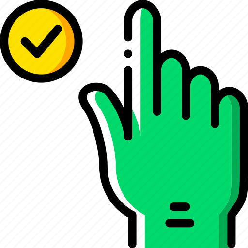 Finger, gesture, hand, interaction, success icon - Download on Iconfinder