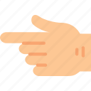 finger, gesture, hand, interaction, left, show
