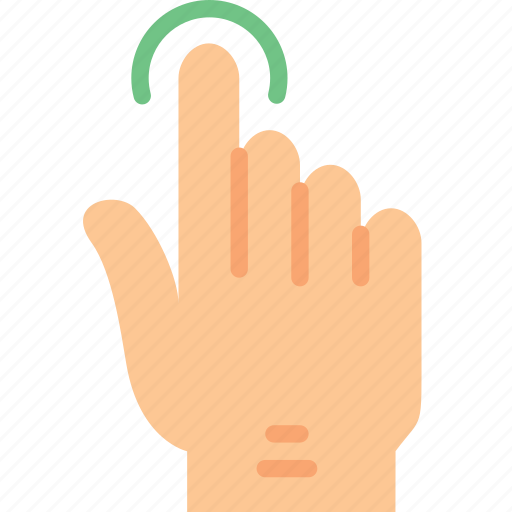 Finger, gesture, hand, interaction, press icon - Download on Iconfinder