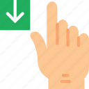 download, finger, gesture, hand, interaction
