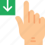 download, finger, gesture, hand, interaction 