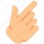 diagonal, finger, gesture, hand, interaction, show 