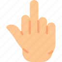 finger, gesture, hand, interaction, middle 