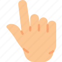 finger, fingers, gesture, hand, interaction, two