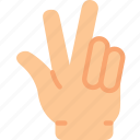 finger, fingers, gesture, hand, interaction, three
