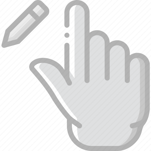Edit, finger, gesture, hand, interaction icon - Download on Iconfinder