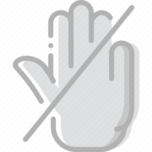 Entry, finger, gesture, hand, interaction, no icon - Download on Iconfinder
