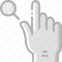finger, gesture, hand, interaction, search