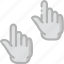 finger, gesture, hand, interaction, show, up 