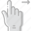finger, gesture, hand, interaction, right, slide 