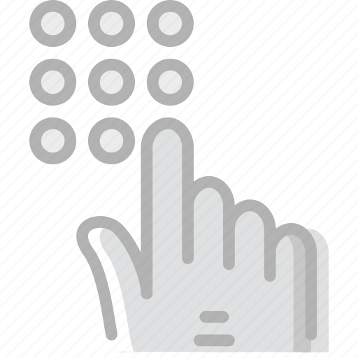 Dial, finger, gesture, hand, interaction, number icon - Download on Iconfinder