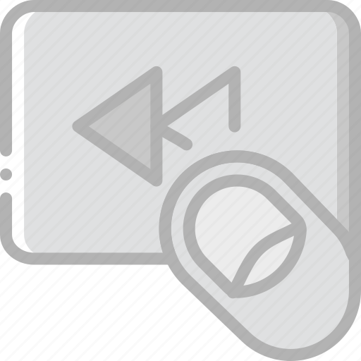 Backward, fast, finger, gesture, hand, interaction icon - Download on Iconfinder
