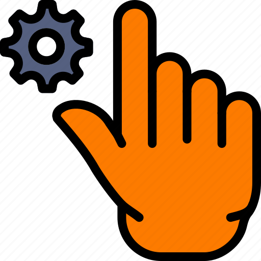 Finger, gesture, hand, interaction, settings icon - Download on Iconfinder