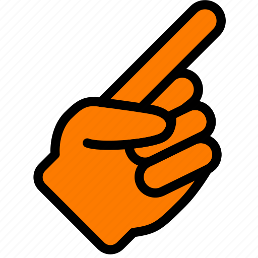 Diagonal, finger, gesture, hand, interaction, show icon - Download on Iconfinder