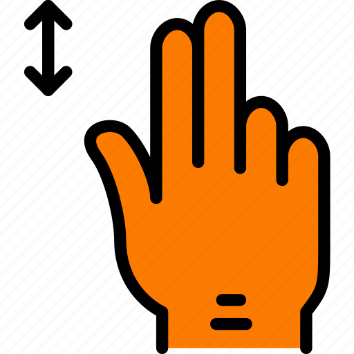 Finger, gesture, hand, horizontally, interaction, slide icon - Download on Iconfinder