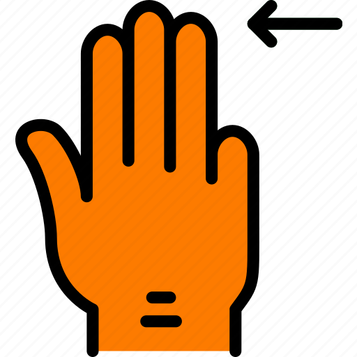 Finger, gesture, hand, interaction, left, slide icon - Download on Iconfinder