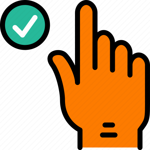 Finger, gesture, hand, interaction, success icon - Download on Iconfinder