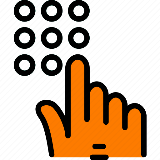 Dial, finger, gesture, hand, interaction, number icon - Download on Iconfinder