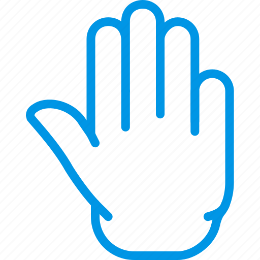 Finger, gesture, hand, interaction, stop icon - Download on Iconfinder